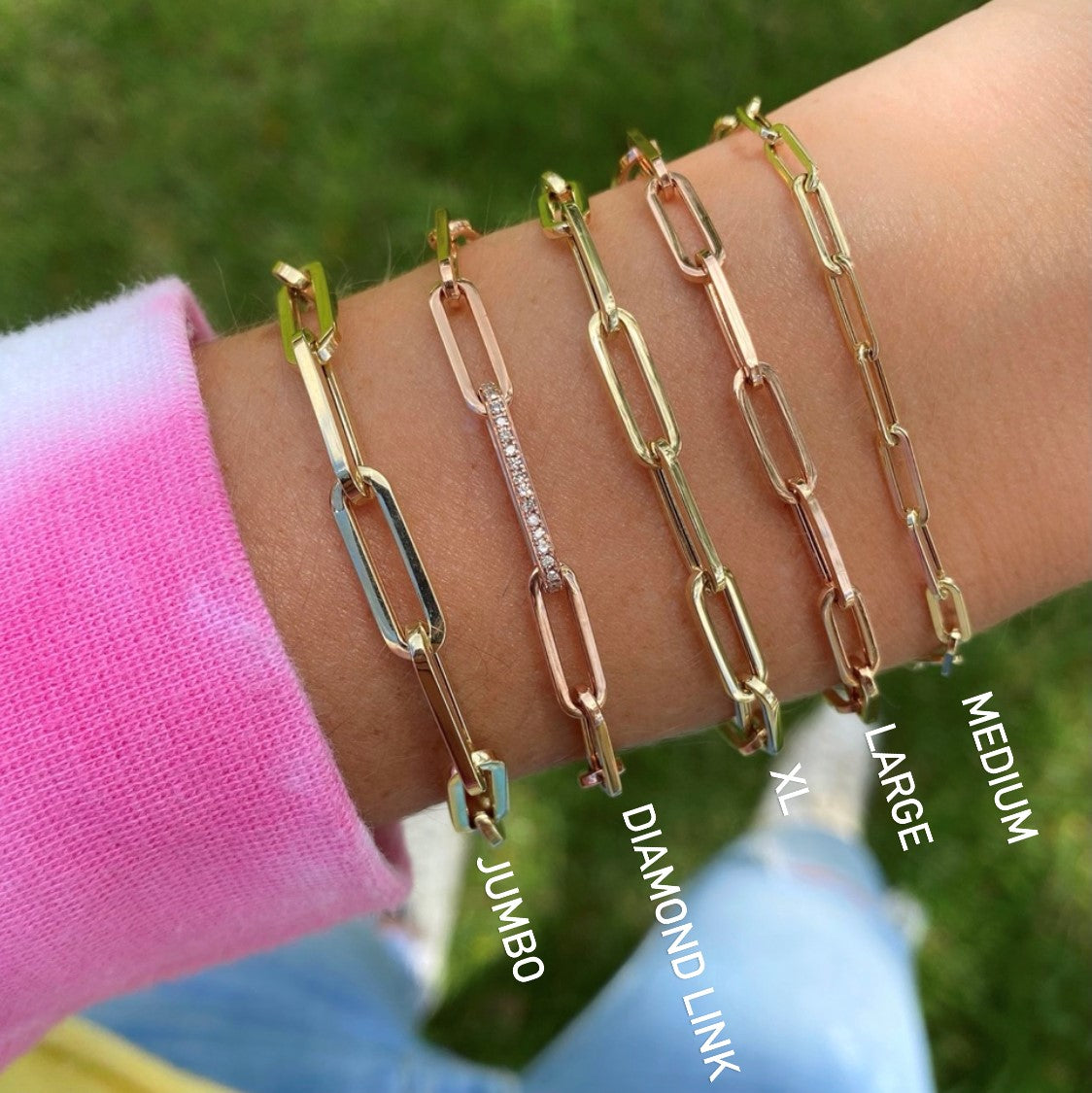 Paper Clip Bracelet (Jumbo)