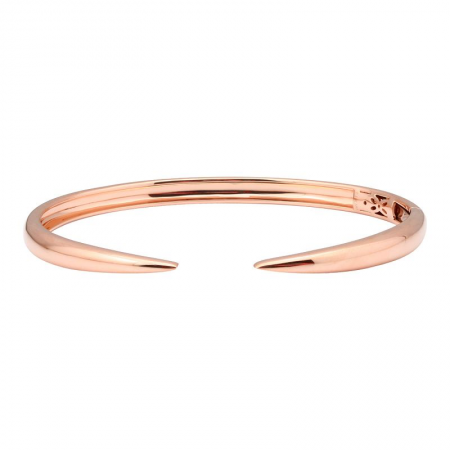 Fluted Gold Bangle 14K Rose Gold / 17 cm