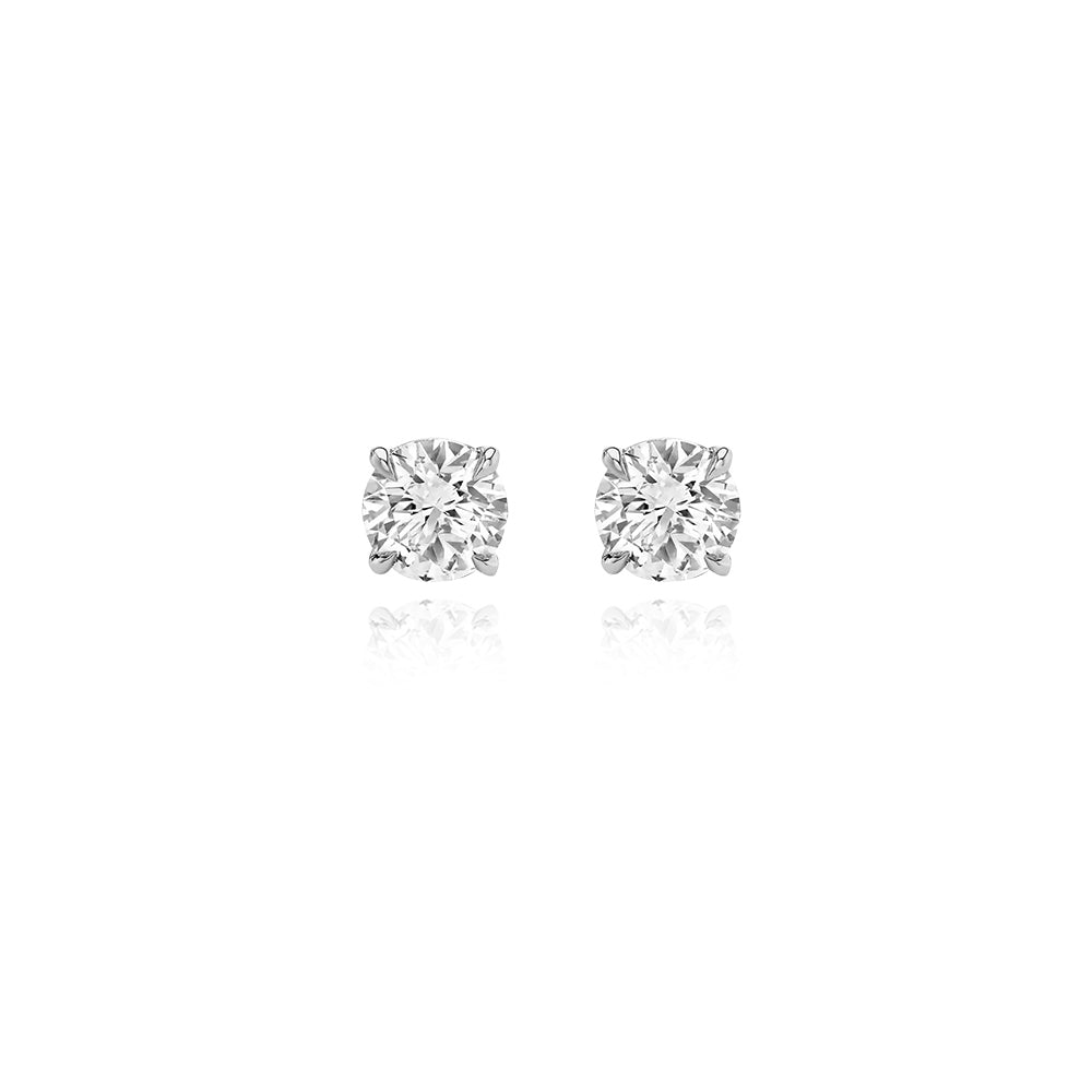 4ctw Lab Diamond Studs (Pair)