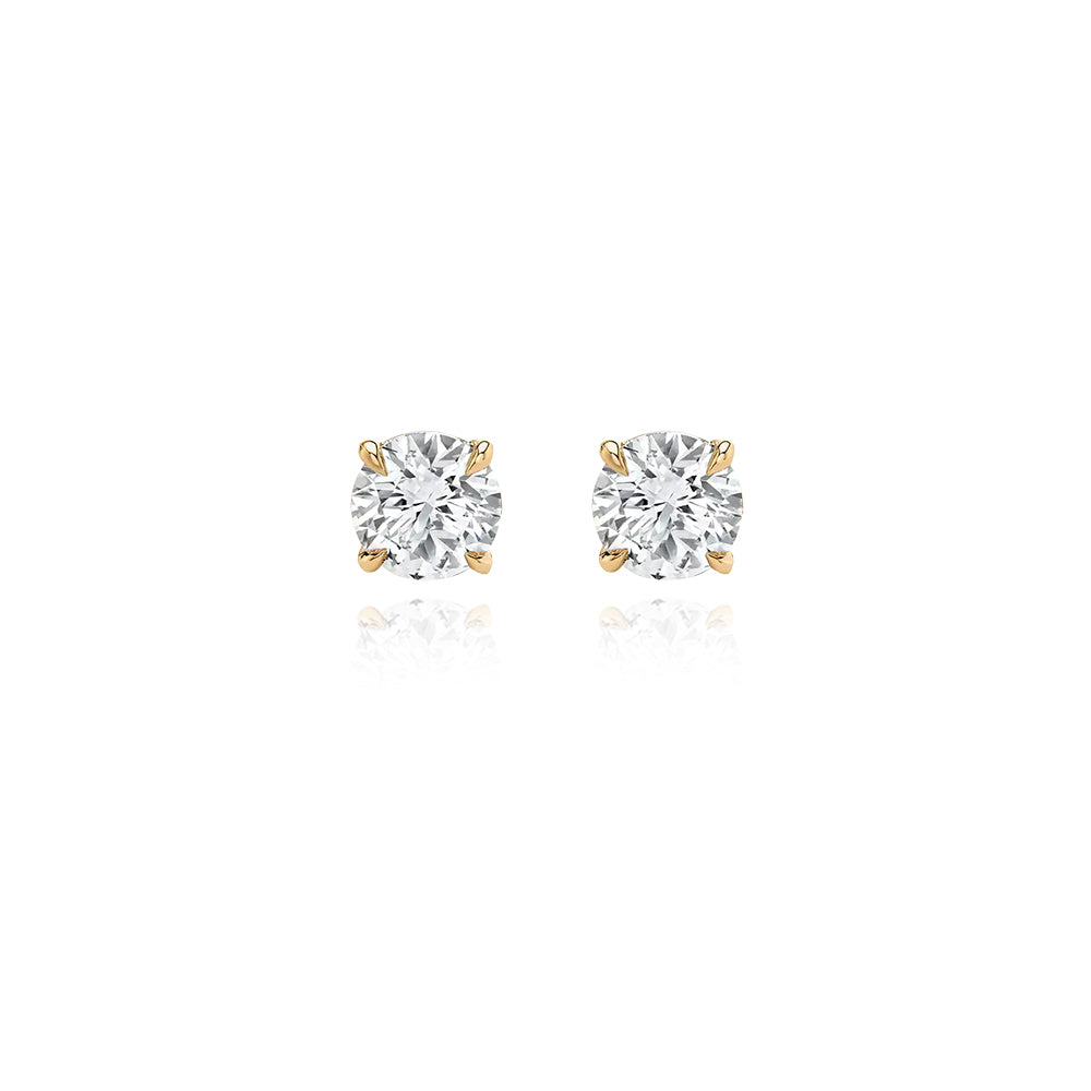 5ctw Lab Diamond Studs (Pair)