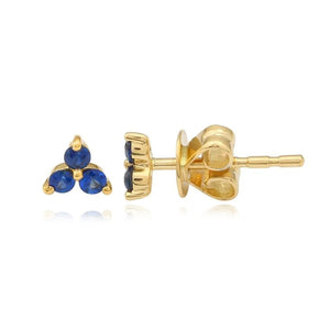 Small Clover Gemstone Stud