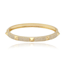 Load image into Gallery viewer, Pave with Spikes Bangle
