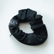 Load image into Gallery viewer, Black Secret Jewel Scrunchie
