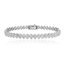 Load image into Gallery viewer, Oval Diamond Bezel Tennis Bracelet
