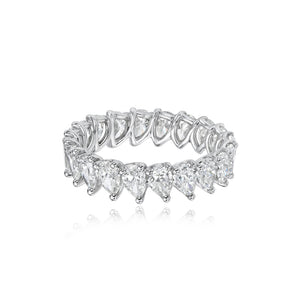 Bridal Pear Cut Eternity Ring