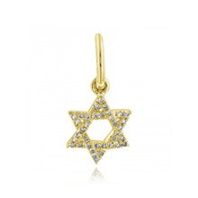 Load image into Gallery viewer, Star of David Pave Diamond Charm
