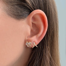 Load image into Gallery viewer, Split Diamond Earrings
