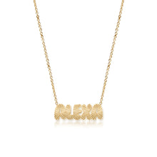 Load image into Gallery viewer, Fluted Cutout Name Necklace
