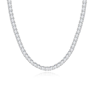 Lab Diamond Tennis Necklace 7CT