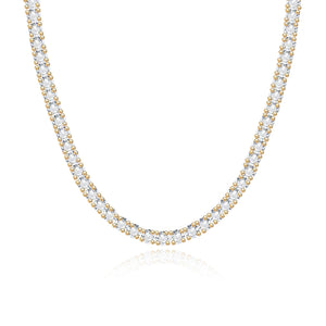 Lab Diamond Tennis Necklace 7CT