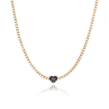 Load image into Gallery viewer, Solitaire Gemstone Tennis Necklace
