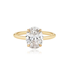 Load image into Gallery viewer, Gold Band Engagement Ring
