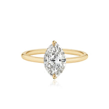 Load image into Gallery viewer, Gold Band Engagement Ring
