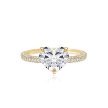 Load image into Gallery viewer, Dome Pave Diamonds Engagement Ring
