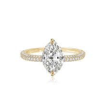 Load image into Gallery viewer, Dome Pave Diamonds Engagement Ring
