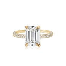 Load image into Gallery viewer, Dome Pave Diamonds Engagement Ring
