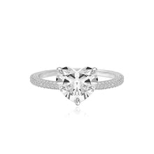 Load image into Gallery viewer, Dome Pave Diamonds Engagement Ring
