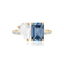 Load image into Gallery viewer, Medium Two-Gemstones Ring
