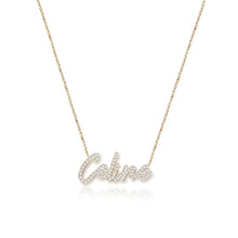 Load image into Gallery viewer, Diamond Name Celine Necklace
