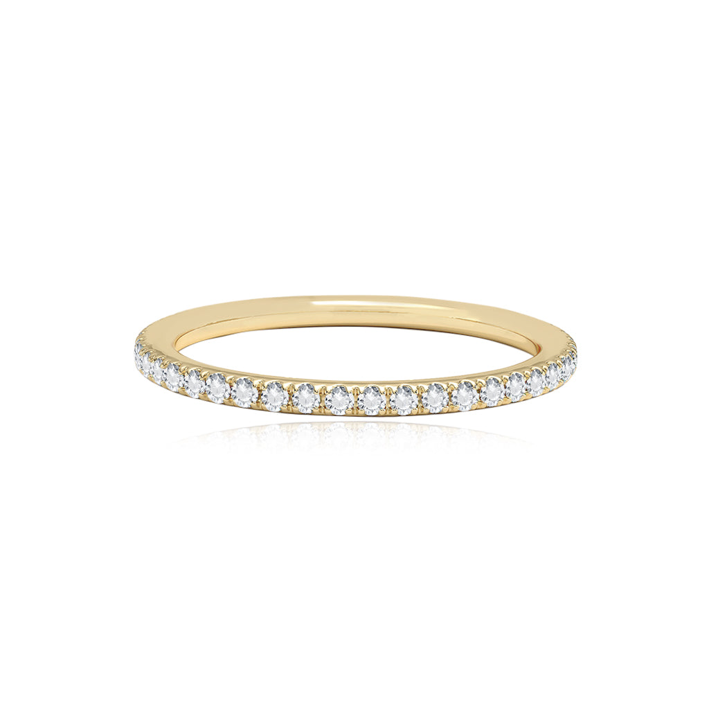 Pave Band Wedding Ring