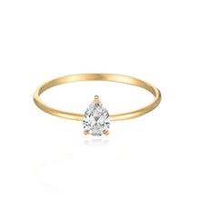 Load image into Gallery viewer, Petite Solitaire Diamond Ring
