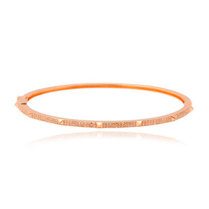 Pave with Spikes Bangle