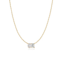 Load image into Gallery viewer, Two Lab Diamond Necklace 2CT
