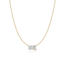 Load image into Gallery viewer, Two Lab Diamond Necklace 2CT
