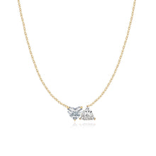 Load image into Gallery viewer, Two Lab Diamond Necklace 4CT
