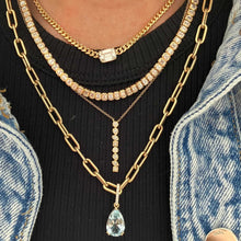 Load image into Gallery viewer, Multi Shape Bezel Diamond Necklace
