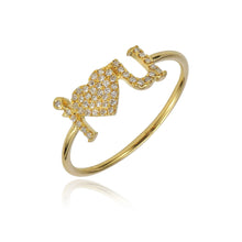 Load image into Gallery viewer, I Love U Pave Ring
