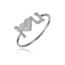 Load image into Gallery viewer, I Love U Pave Ring
